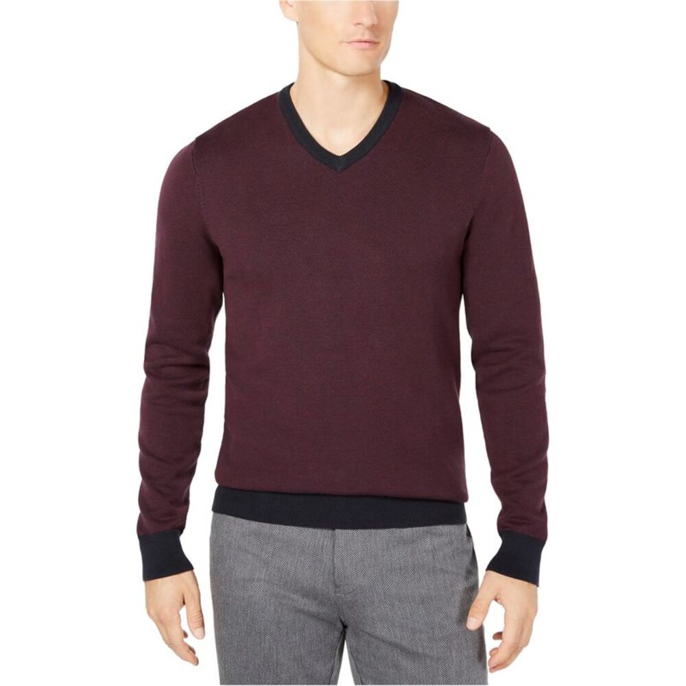 Ryan Seacrest Mens Mixed Yarn Pullover Sweater, NWT